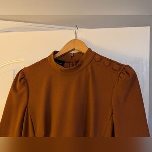 Donna Morgan Brown Dress